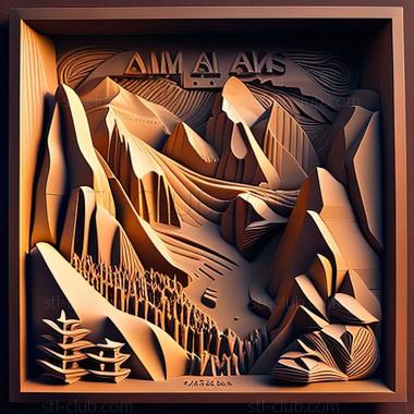 3D model Ansel Adams (STL)